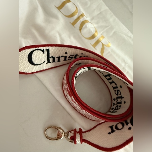 CHRISTIAN DIOR Cloth Embroidered M Dioramour D-Royaume Lady D-Lite ~ LIKE NEW - Picture 13 of 15